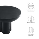 Caspian Round Concrete Coffee Table by Modway
