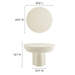 Caspian Round Concrete Coffee Table by Modway