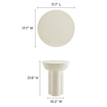 Caspian Round Concrete Side Table by Modway