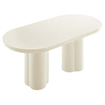 Caspian 72" Oval Concrete Dining Table by Modway