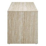 Mirella 62" Faux Travertine Long Bench by Modway