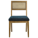 Nimba Faux Rattan Fabric Dining Chairs Set of 2 by Modway
