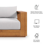 Tahoe 3-Piece Outdoor Patio Acacia Wood Furniture Set by Modway