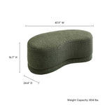 Nimbus 48" Upholstered Ottoman Bench by Modway