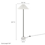 Illusion Marble Dome Floor Lamp by Modway