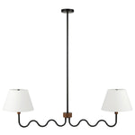 Sunlit Squiggle 2-Arm Pendant Light by Modway