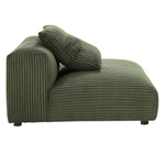 Solace Modular Corduroy Upholstered Armless Chair
