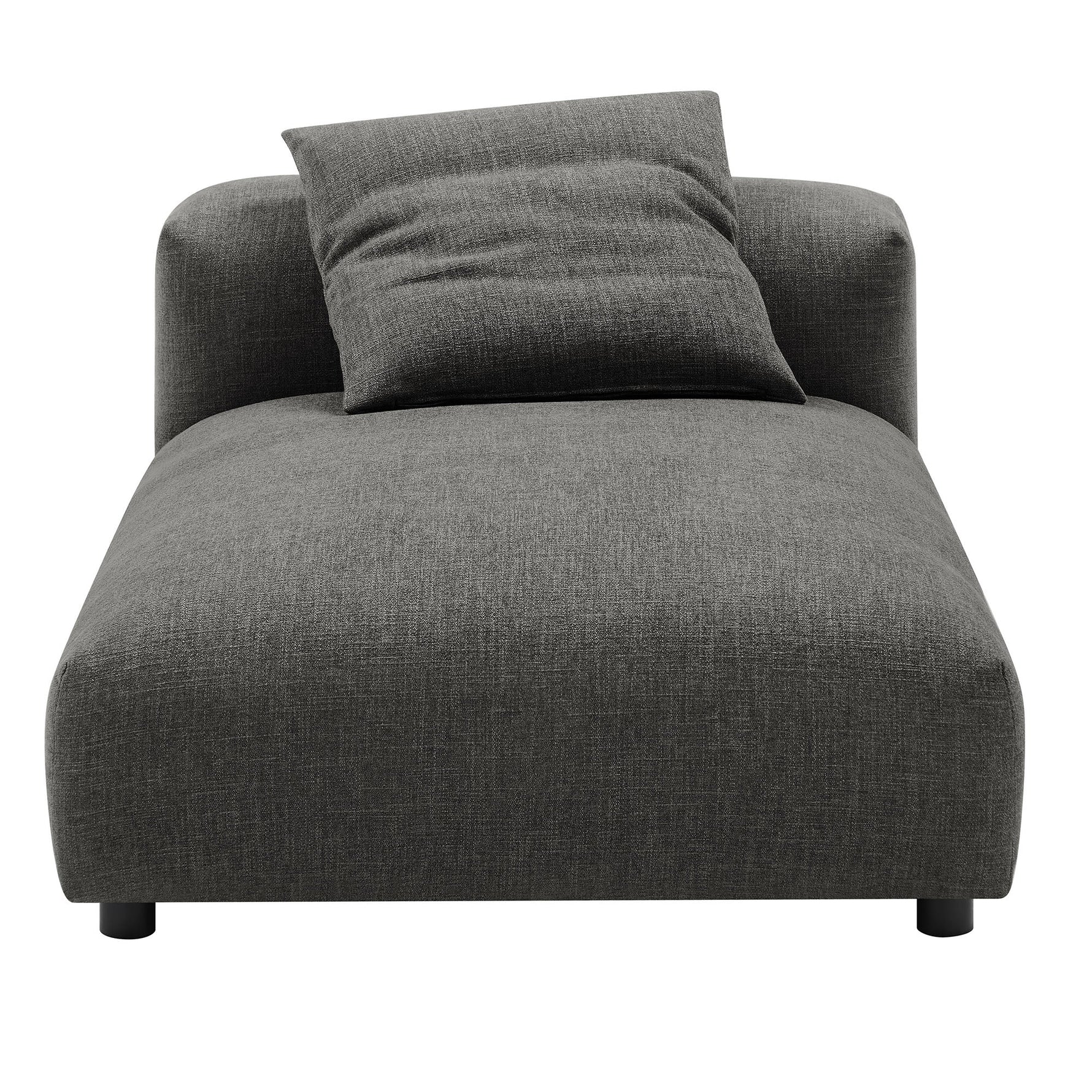 Solace Modular Upholstered Fabric Armless Chaise Lounge