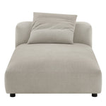 Solace Modular Upholstered Fabric Armless Chaise Lounge