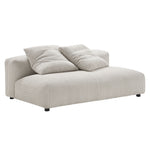 Solace Modular Corduroy Upholstered Armless Loveseat by Modway