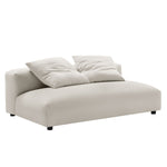 Solace 2-Piece Modular Upholstered Fabric Sectional Sofa with Chaise by Modway