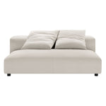 Solace Modular Upholstered Fabric Armless Loveseat by Modway