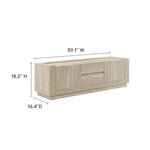Hollis 59" Travertine TV Stand by Modway