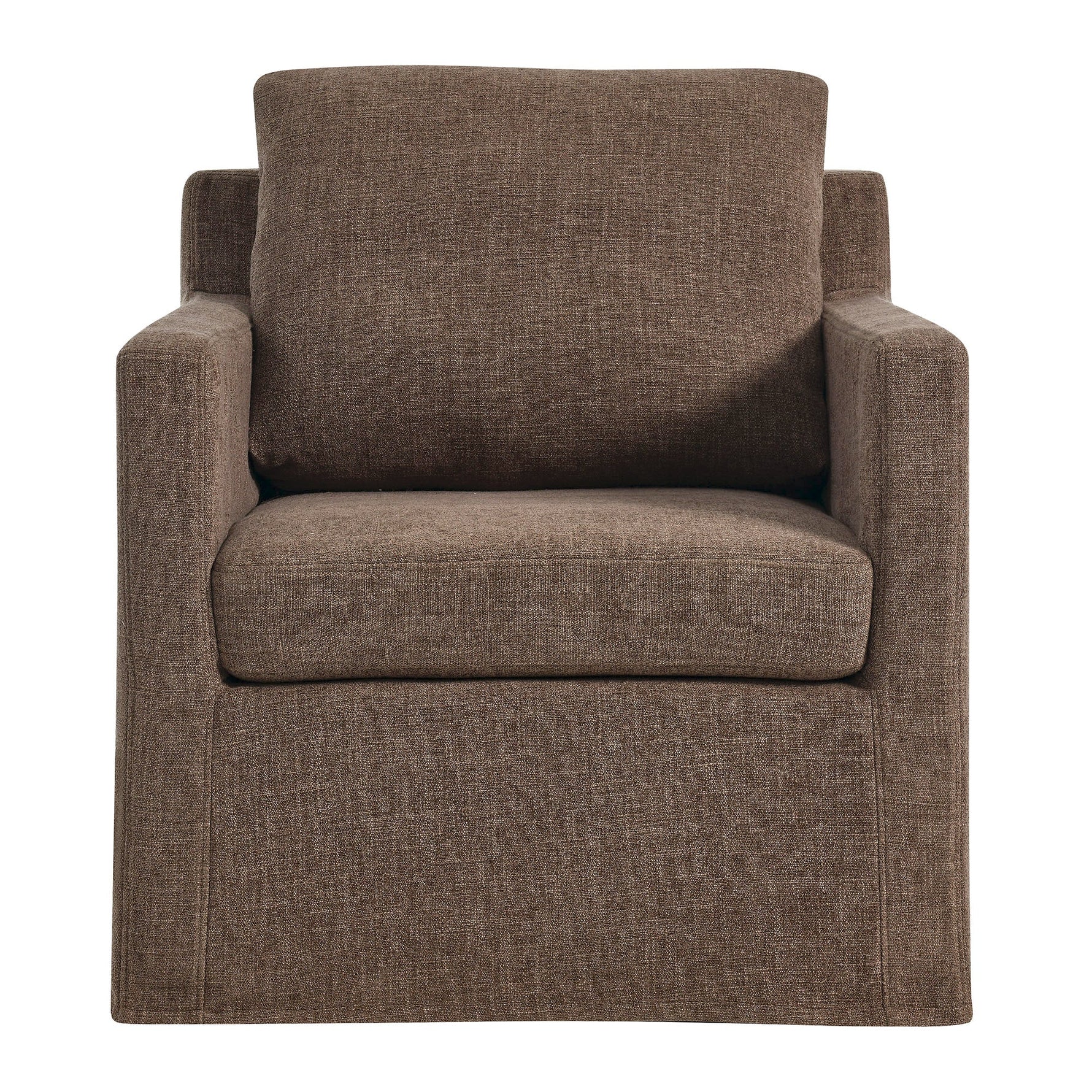 Serene Fabric Slipcovered Swivel Armchair by Modway