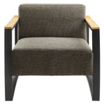 Sauve Outdoor Patio Aluminum and Fabric Armchair by Modway