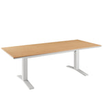 Gavelston 91" Outdoor Patio Aluminum Dining Table by Modway