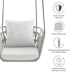 Kaliah Outdoor Patio Aluminum Swing Chair by Modway