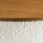 Tridome Round Boucle Upholstered Storage Coffee Table by Modway