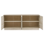 Render 70" Faux Travertine Sideboard Cabinet TV Stand by Modway