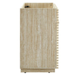 Render 24" Faux Travertine Bathroom Vanity Cabinet
