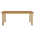 Parkland 76" Outdoor Aluminum Patio Dining Table by Modway
