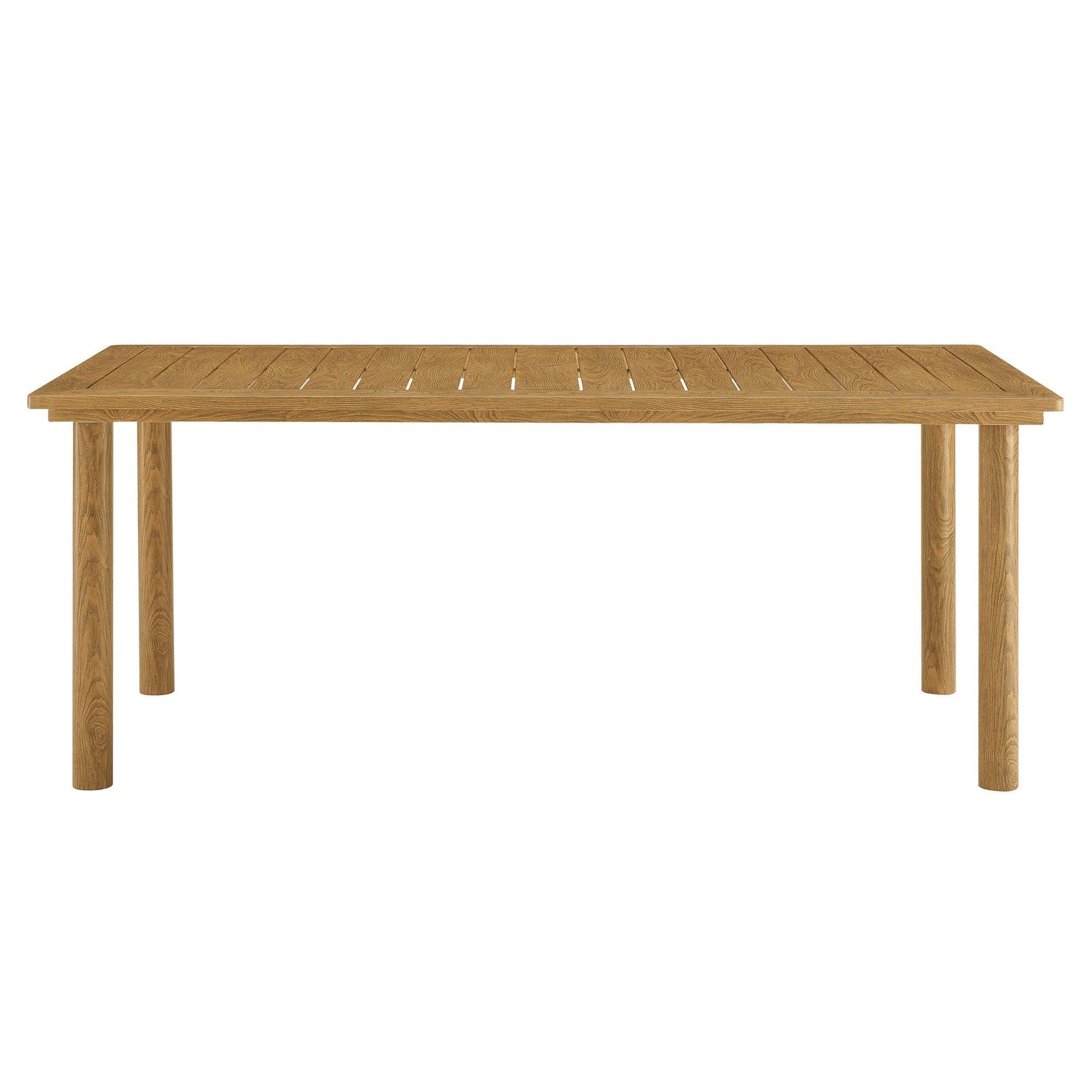 Parkland 76" Outdoor Aluminum Patio Dining Table by Modway