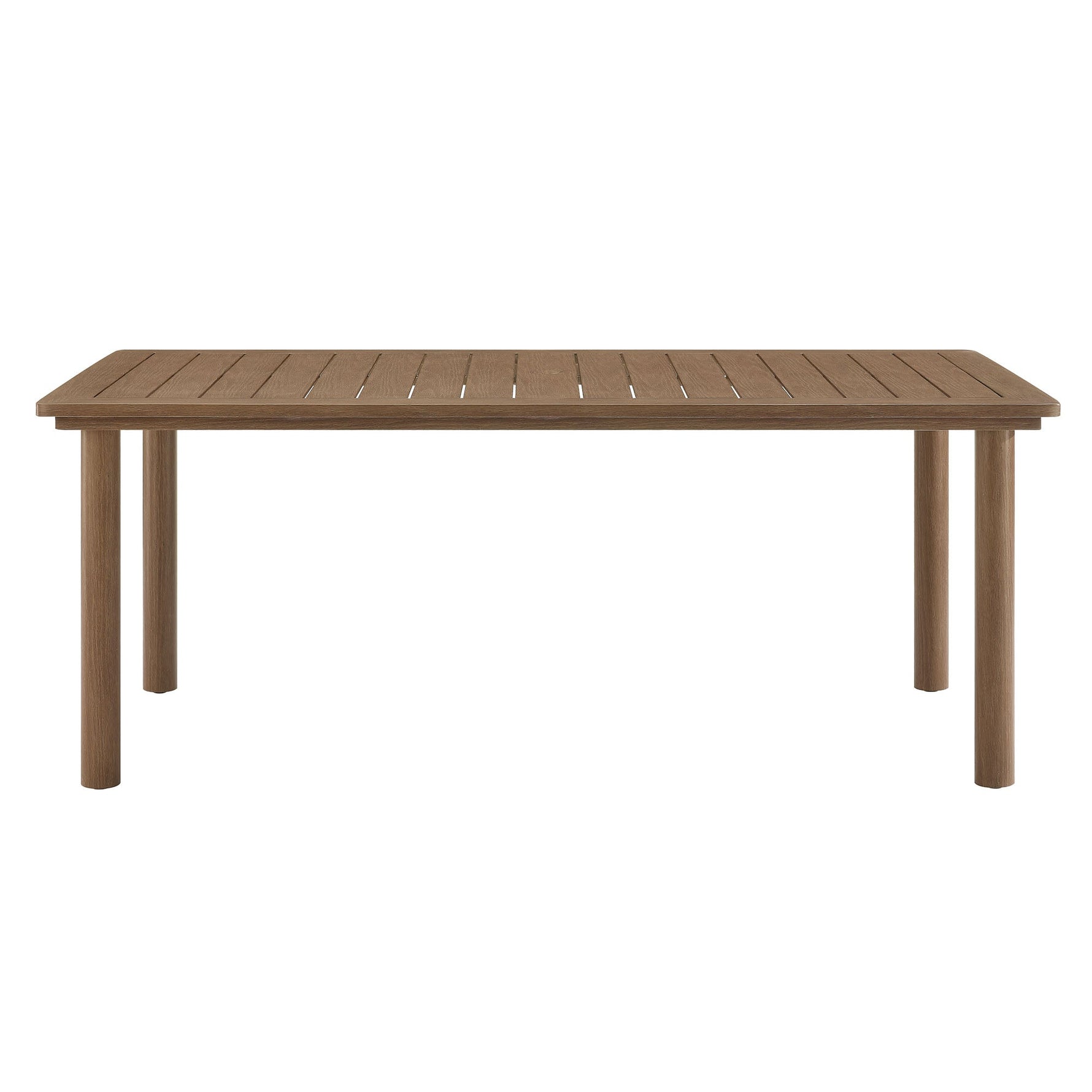Parkland 76" Outdoor Aluminum Patio Dining Table by Modway