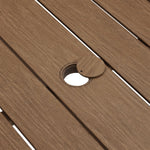 Parkland 76" Outdoor Aluminum Patio Dining Table by Modway