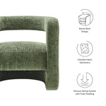 Jaylin Upholstered Chenille Accent Chair by Modway