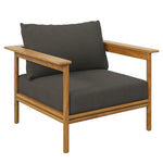Wren Outdoor Patio Teak Wood Armchair Set of 2 by Modway