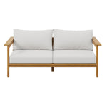 Wren Outdoor Patio Teak Wood Sofa by Modway