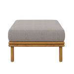 Wren Outdoor Patio Teak Wood Ottoman By Modway