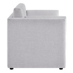 Linden Upholstered Heathered Chenille Small Sofa