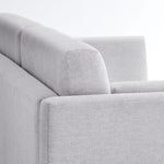 Linden Upholstered Heathered Chenille Small Sofa