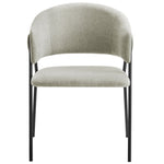Nella Upholstered Heathered Chenille Dining Chairs Set of 2 by Modway