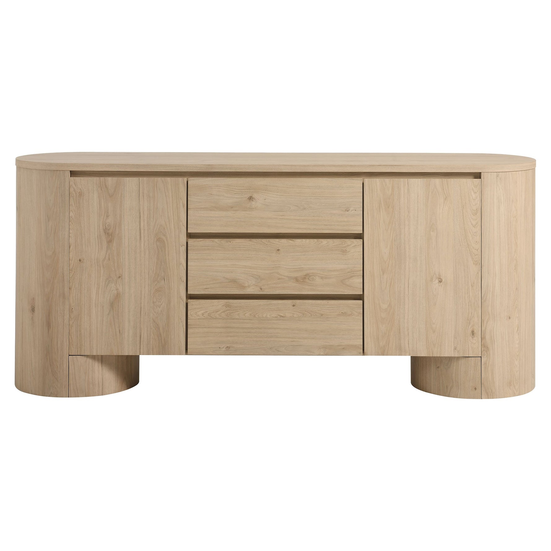 Duval 71" Rounded Sideboard Storage Cabinet by Modway