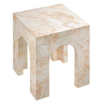 Valen Square Indoor-Outdoor Patio Arched Concrete Side Table by Modway