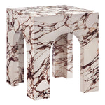 Valen Square Indoor-Outdoor Patio Arched Concrete Side Table by Modway