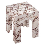Valen Square Indoor-Outdoor Patio Arched Concrete Side Table by Modway