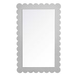 Emmeline Scalloped Rectangle Wall Mirror by Modway