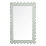 Emmeline Scalloped Rectangle Wall Mirror by Modway