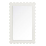 Emmeline Scalloped Rectangle Wall Mirror by Modway