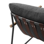 Raya Outdoor Patio Boucle Lounge Chair and Ottoman by Modway