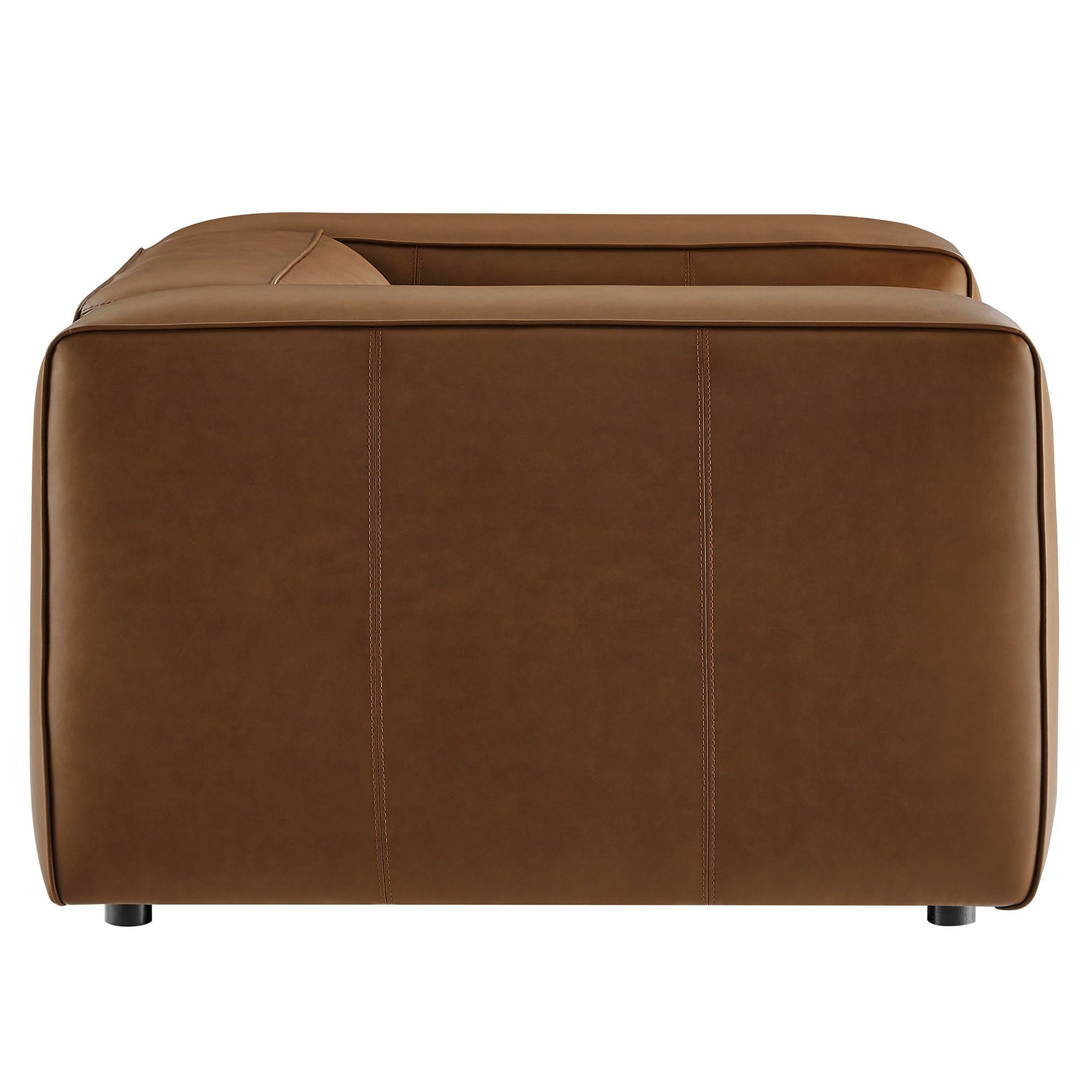 Auren Upholstered Vegan Leather Modular Armchair by Modway