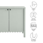 Emmeline 35" 2-Door Scalloped Sideboard Cabinet by Modway