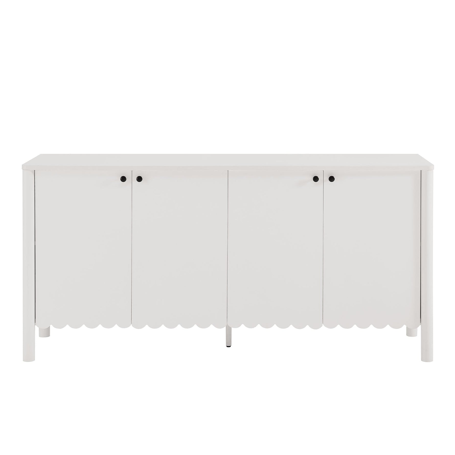 Emmeline 66" 4-Door Scalloped Sideboard Cabinet by Modway