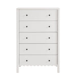 Emmeline Scalloped 5-Drawer Chest by Modway