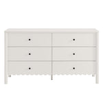 Emmeline Scalloped 6-Drawer Dresser by Modway