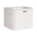 Zia 24" Wall-Mount Bathroom Vanity with Marble Sink by Modway