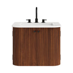 Zia 24" Wall-Mount Bathroom Vanity with Marble Sink by Modway